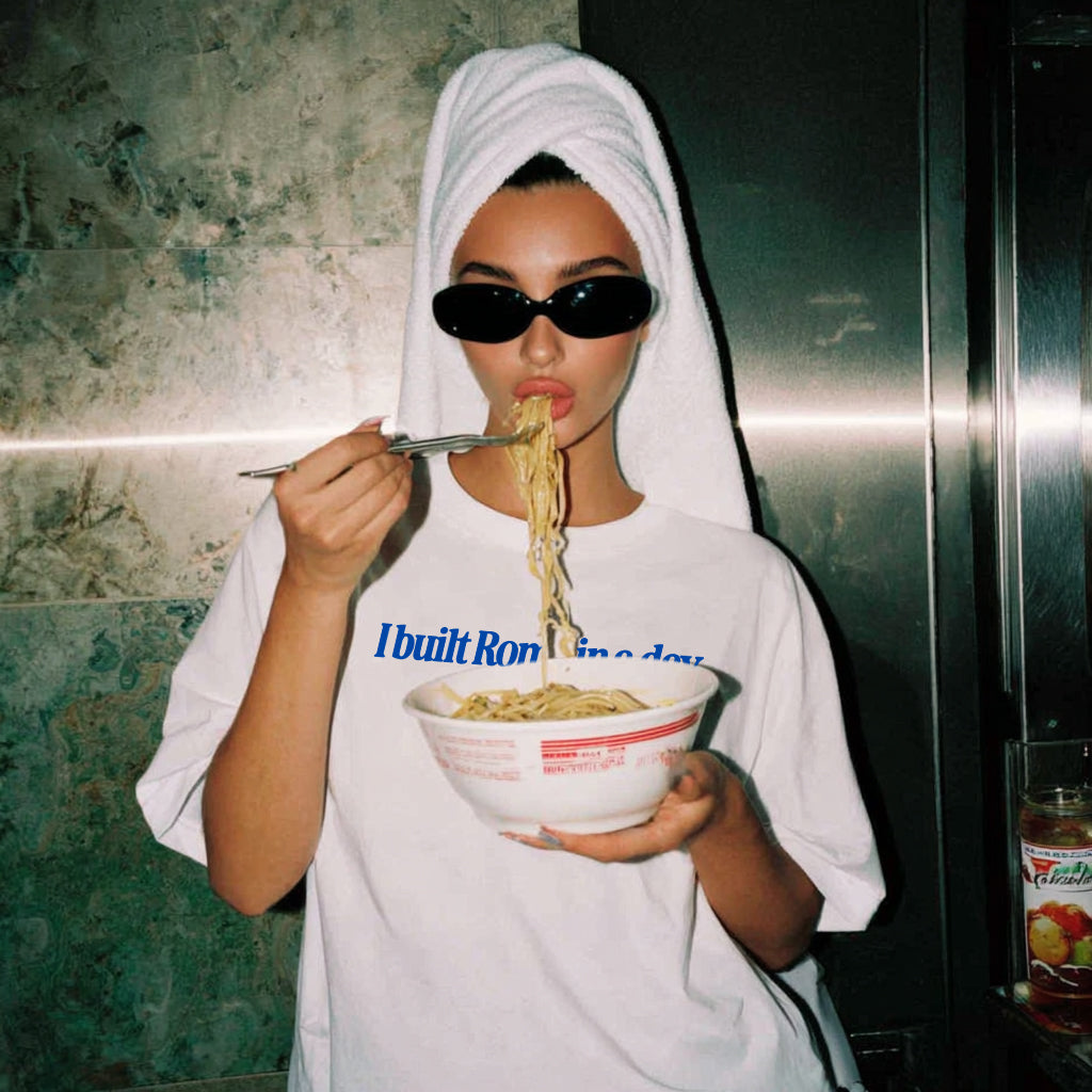 I Built Rome In A Day Oversized Tee