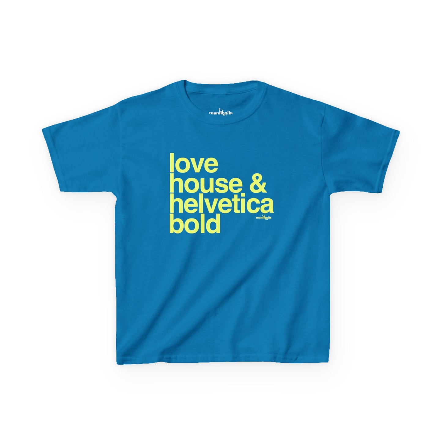 Love House & Helvetica Bold Baby Tee