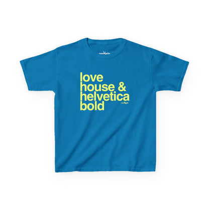 Love House & Helvetica Bold Baby Tee