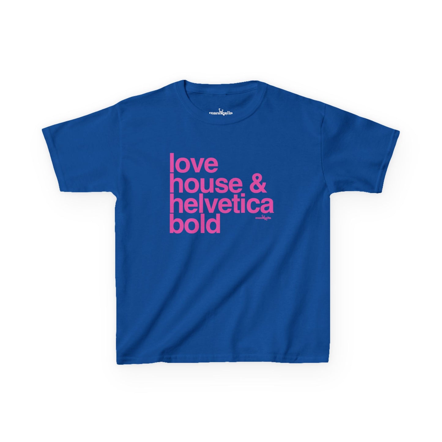 Love House & Helvetica Bold Baby Tee