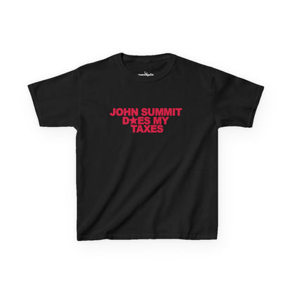 John Summit Does My Taxes Baby Tee