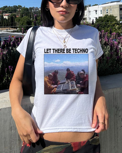 Let There Be Techno Baby Tee