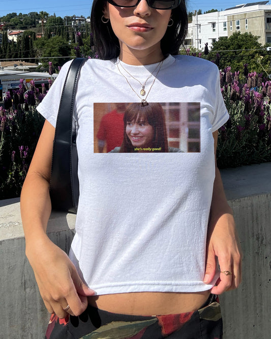 She's Really Good! Baby Tee
