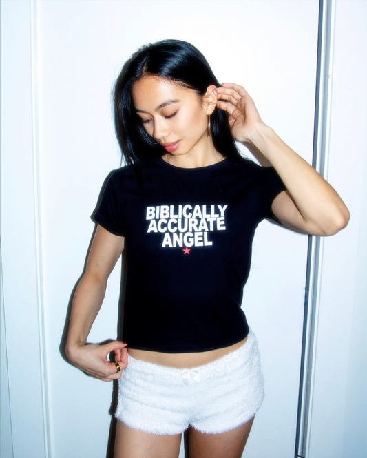 Biblically Accurate Angel Baby Tee