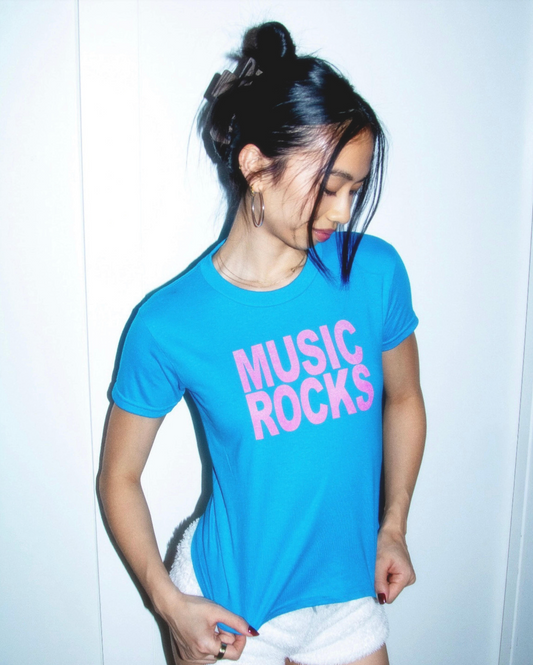 Music Rocks Baby Tee