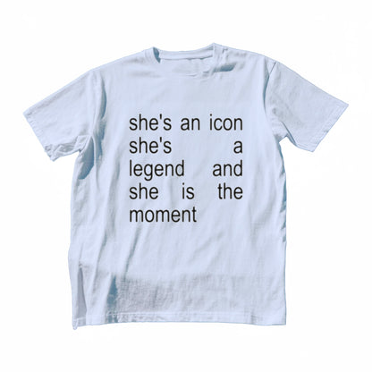 She's an Icon, She's a Legend, & She Is The Moment Baby Tee