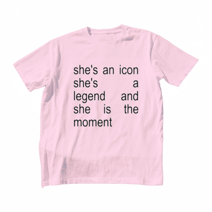 She's an Icon, She's a Legend, & She Is The Moment Baby Tee