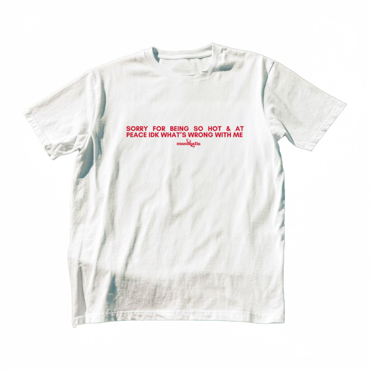 Sorry for Being So Hot & At Peace Baby Tee