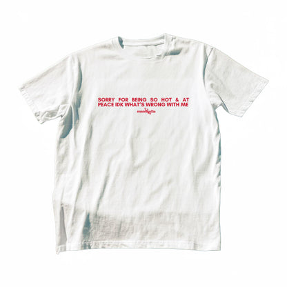 Sorry for Being So Hot & At Peace Baby Tee