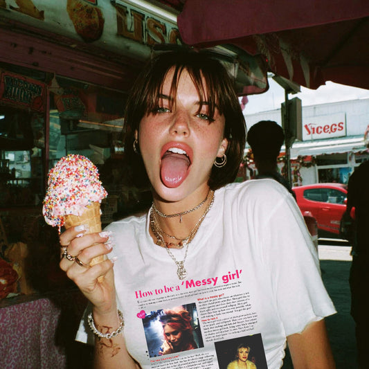 How To Be A Messy Girl Oversized Tee
