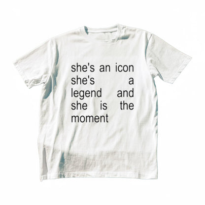 She's an Icon, She's a Legend, & She Is The Moment Baby Tee